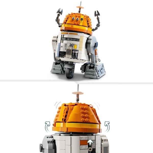 LEGO Star Wars 75416 Ahsoka Le Droïde Astromécano Chopper (C1-10P), Byggsats, från 10 år
