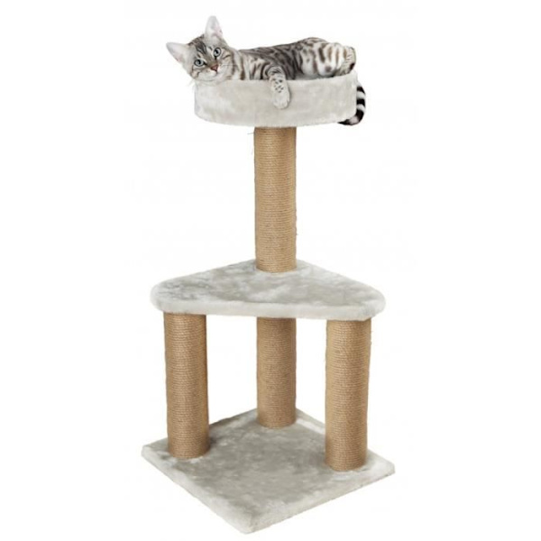 TRIXIE Cat Tree Ivan - H82 cm - Ljusgrå Ljusgrått