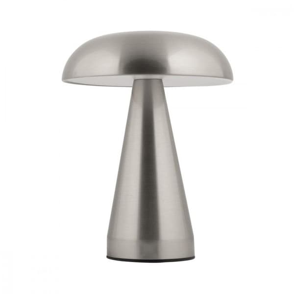 Bordslampa nomad LED H20cm - Present Time - Silver - Pengar