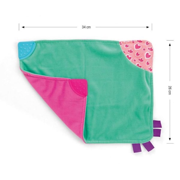 Täckning - täcke - pläd Milly mally - 4669 - Fleecefilt - Blanky - 14325 ROSA