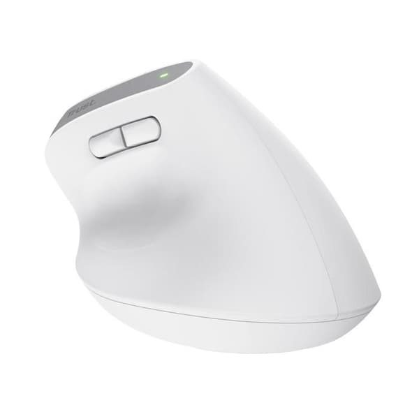 Trådlös ergonomisk mus - TRUST - Bayo+ - Bluetooth/RF 2.4 GHz - 2400 dpi - 6 programmerbara knappar