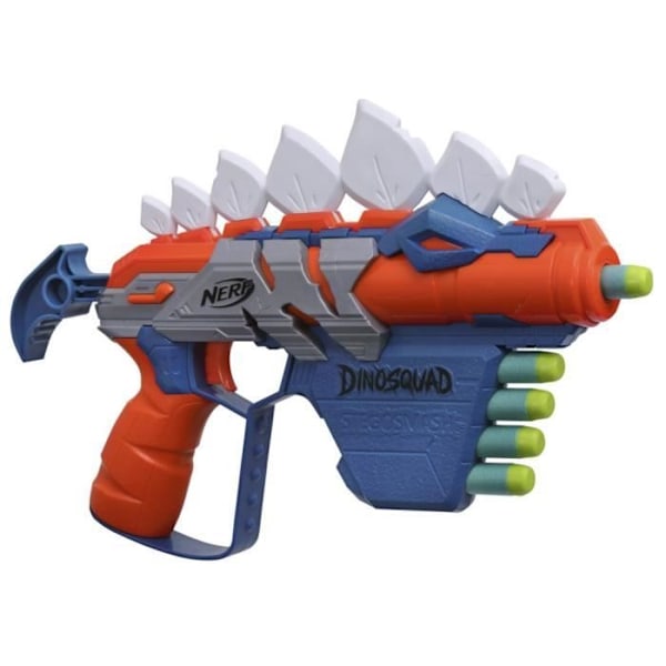 NERF DinoSquad Stegosmash Blaster - Stegosaurus Design - 5 Dart - Utomhus Flerfärgad