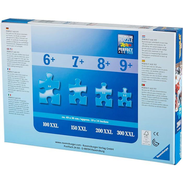 Ravensburger - Spider-Man 200 bitar XXL-pussel - Spindelns krafter - Barn 8 år och uppåt Flerfärgad