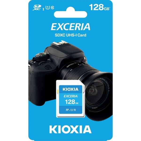 KIOXIA 128GB Exceria U1 Class 10 SD-kort - LNEX1L128GG4