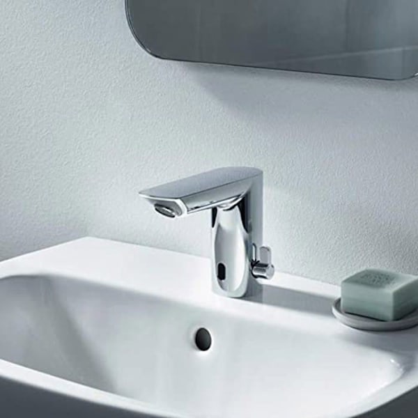 GROHE Infraröd tvättställsblandare Bau Cosmopolitan E 1/2 "36453000 - 7 program-Med transformator-Temperaturbegränsare-Krom