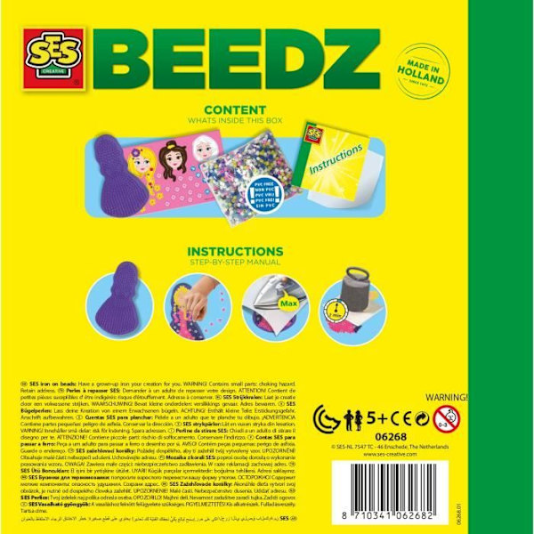 SES Creative Beedz Princesses pärlsats 1400 stycken Flerfärgad