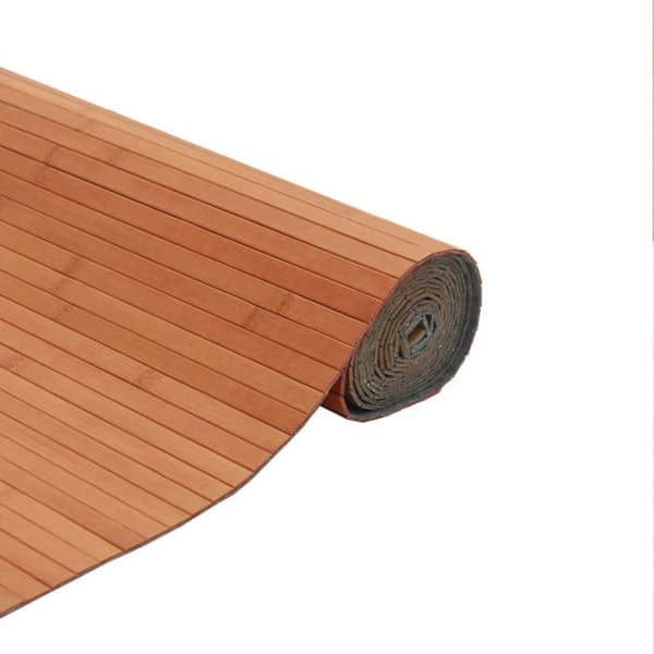 vidaXL Rektangulär matta brun 80x100 cm bambu 376770 brun