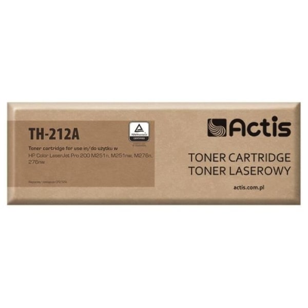 Actis TH-212A kompatibel tonerkassett Gul 1 st.