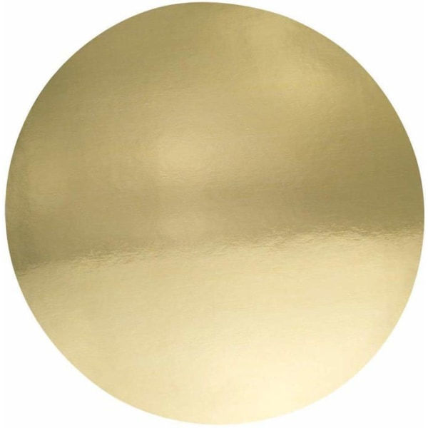 Pme dekorativa redskap - CMRG913 - Runda gyllene spegelkakakort, metalliskt guld, 6 tum, Set med 3 kort