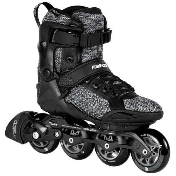 Roller freeskate Powerslide Phuzion Radon 80 svart vit 38