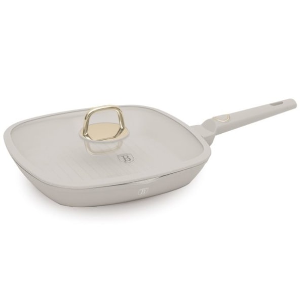 BERLINGERHAUS Grillpanna med titanyta och lock 28 cm Sahara Collection BH-8067