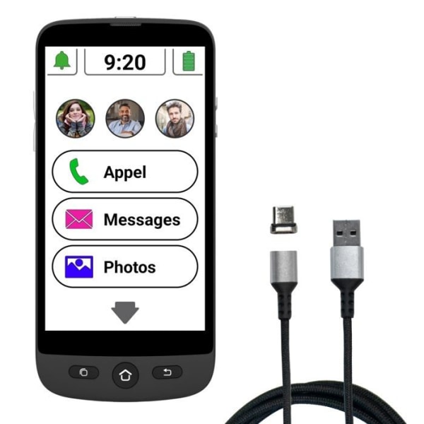 Senior smartphone - Swissvoice senior mobiltelefon - ATL1426410