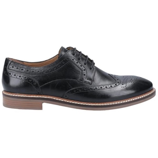 Brogues - Hush Puppies - Bryson - Läder - Minnessula - Svart Svart