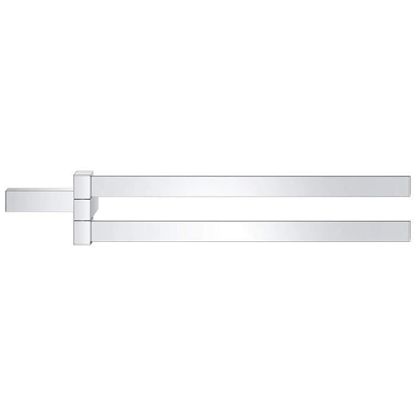 GROHE Selection Cube dubbel handduksstång, krom (tysk import) - 40768000