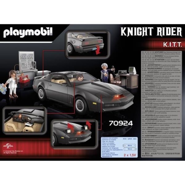 PLAYMOBIL - Knight Rider K.I.T.T. - Bil från K2000-serien i Playmobil-version