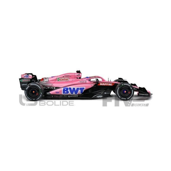 Samlarbil i miniatyr - SOLIDO 1/18 - ALPINE A522 - Bahrain GP 2022 - Rosa