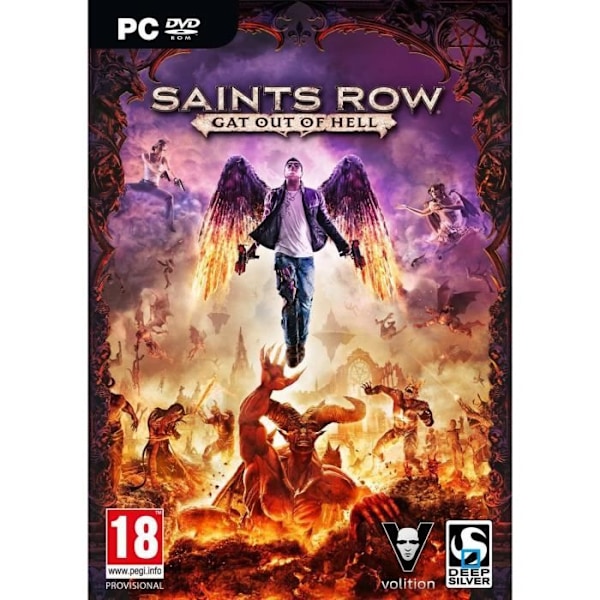Saints Row Gat Out Of Hell PC-spel första utgåvan