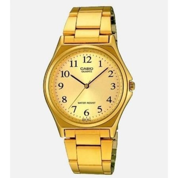 Damklocka - CASIO - LTP-1130N-9B - Rostfritt stål - Guld - Analogue gyllene