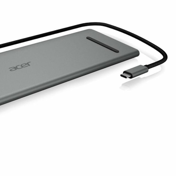 USB Type-C-dock - ACER - LC.DCK11.001 - Trippel videoutgång - Svart färg Svart
