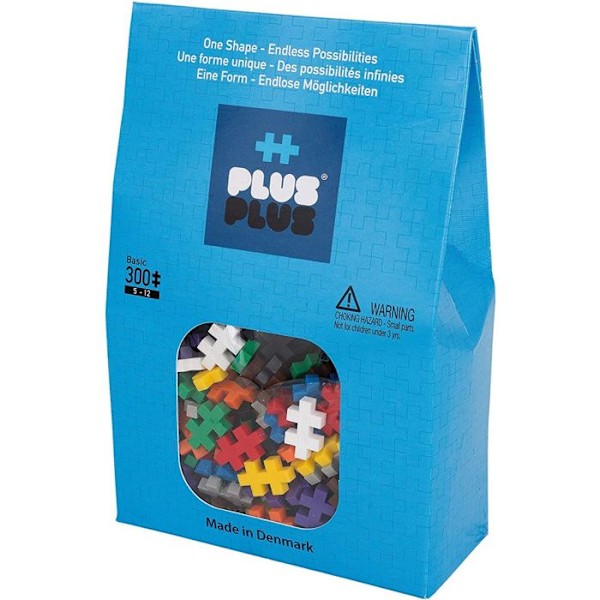 Pedagogiskt spel - Construction Plus Plus - Mini Basic Pack 300 stycken - Blandat - Från 6 år Flerfärgad