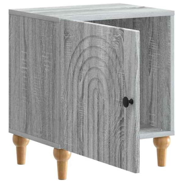 vidaXL Sängbord Sonoma grå 43 x 34,5 x 50 cm 894117