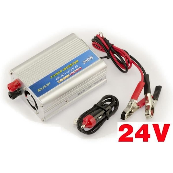 SPÄNNINGSOMVERKARE 24V TILL 220V - 350 WATT