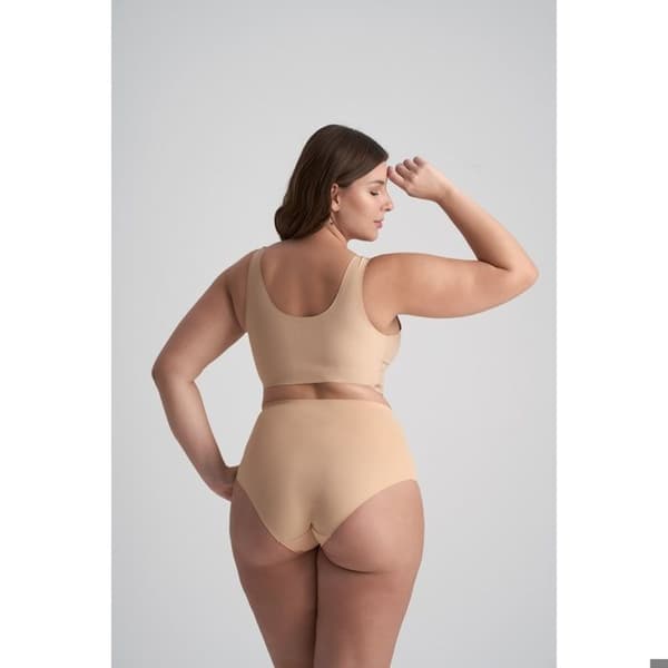 V-ringad bh för kvinnor Bye Bra - beige beige jag