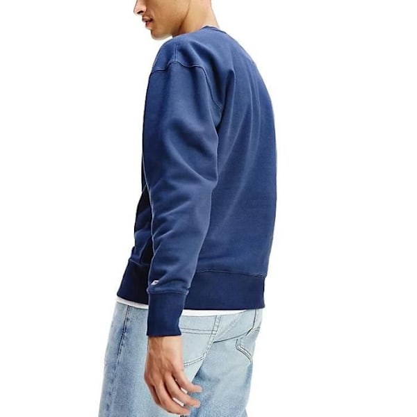 Tommy Jeans Basket Blue Sweatshirt för män Blå XXL