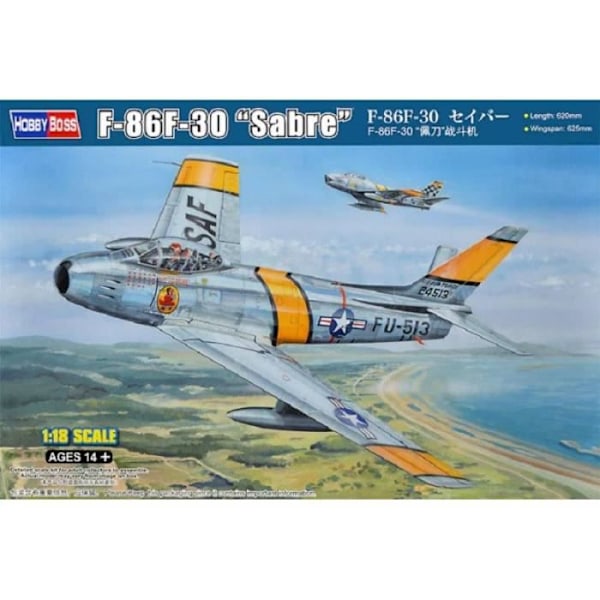 Flygplansmodell F-86f-30 Sabre - HOBBY BOSS
