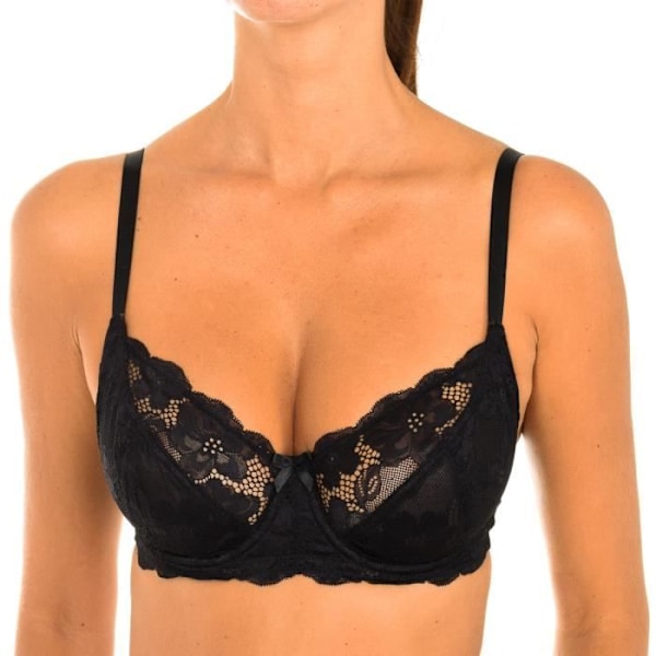 BH - Playtex - Elegans - Vit - Spets - Bygel Svart 95C
