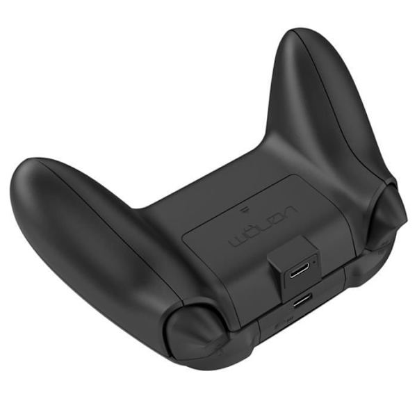 Hög kapacitet 1100mAh uppladdningsbart dubbelt batteripaket - svart för Xbox Series X & S / Xbox One - Venom Svart