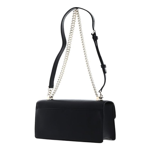 Axelväska med axelrem - DKNY - Elissa SM - Kvistläder - Svart - 22x14x6.5 cm svart