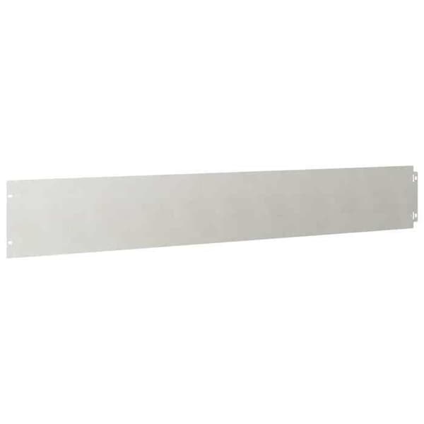 vidaXL Gräskant 10 st 15 x 103 cm Rostfritt stål Silver 860146