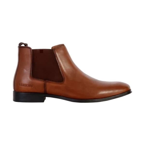 Redskins Another Leather Ankel Boot - Cognac Cognac 42
