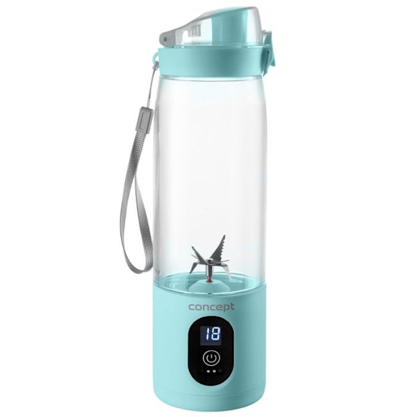 Blender - Koncept - SM4002 - 600 ml - Litiumjonbatteri - 17000 varv/minut blå