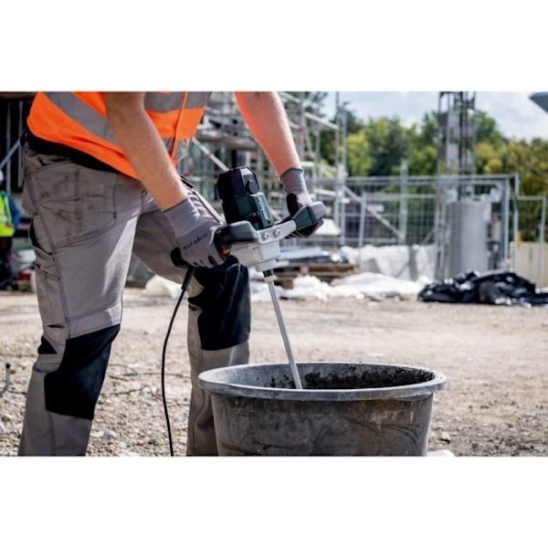 Blandare - METABO - RWE 1200 - RS-R2 omrörare - 200 mm förlängning - Öppennyckel Grön