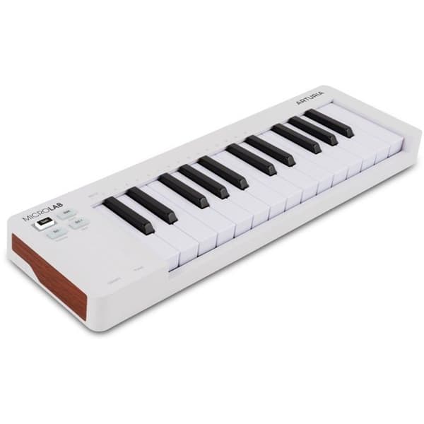 Arturia MicroLab mk3 MIDI-tangentbord 25 tangenter Vit