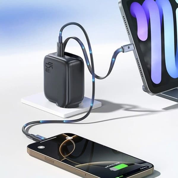 Baseus EnerCore CJ11 45W 1x USB-C-laddare + utdragbar USB-C-kabel