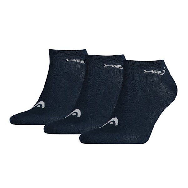 Head Unisex strumpor - enfärgade, paket med 3, Unisex Sneaker 3P blå 39/42