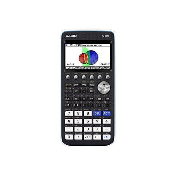Grafikkalkylator - Casio - FX-CG50 - Färgskärm - USB - Batteri Svart