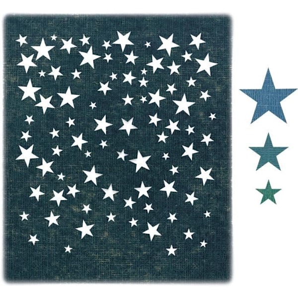 Sizzix Thinlits stämplingsmall "Falling Stars by Tim Holtz".