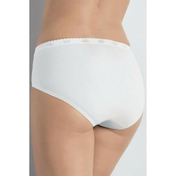 SLIP - SLOGGI - CHIC MIDI - 3 SLIPS + 1 GRATIS - Färg VIT - Hög midja VIT 40
