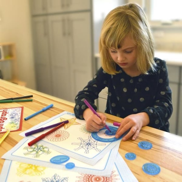 Spirograph - Klassisk box set 30 delar - Silverlit - Konst och matematik - Från 8 år Flerfärgad