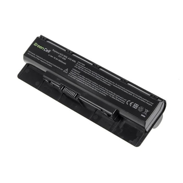 Green Cell Batteri A32-N56 för Asus G56 N46 N56 N56DP N56JR N56V N56VB N56VJ N56VM N56VZ N56VV N76 N76V N76VB N76VJ N76VZ 6600mAh