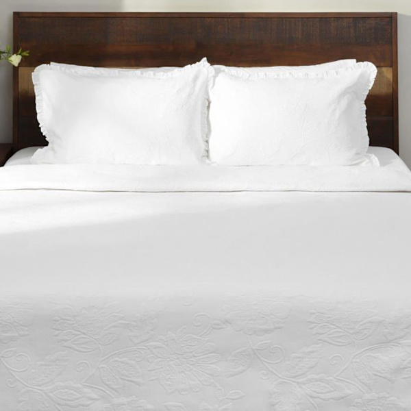 Påslakan - påslakan och örngott Deco mex - PBLIZZIE - 100 % vit Jacquard bomull, 240 x 260 cm