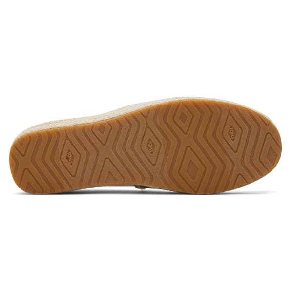 Toms Valencia plattform espadriller dam - vit vit 39