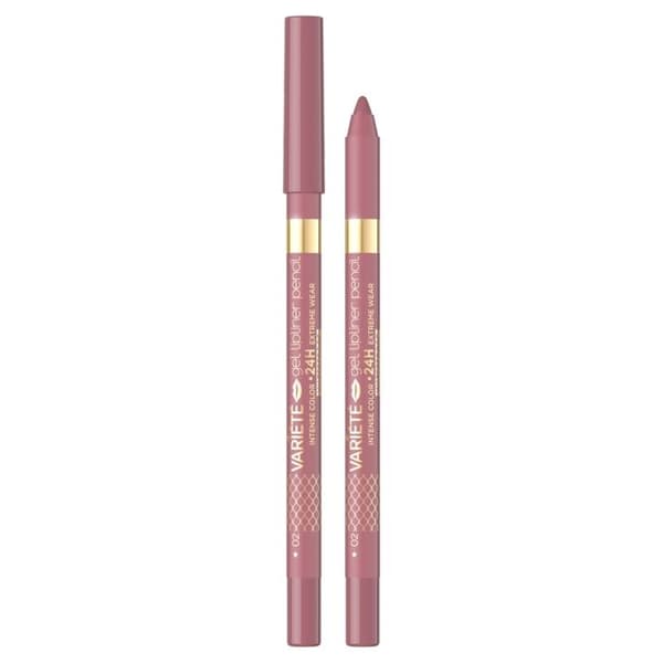 Vattenfast läppkonturpenna - EVELINE COSMETICS - 02 - Långvarig - Vattenresistent 02