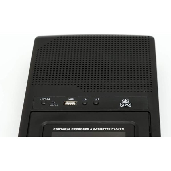 GPO CRS132 USB Kassettbandspelare med Inbyggd Extern Mikrofon