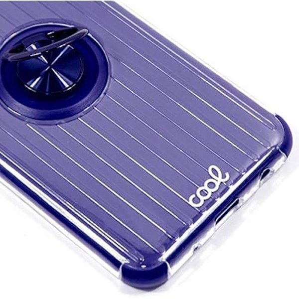 Coque - COOL - Samsung N970 Galaxy Note 10 - Ultra hållbar - Styv - Inbyggd ring blå
