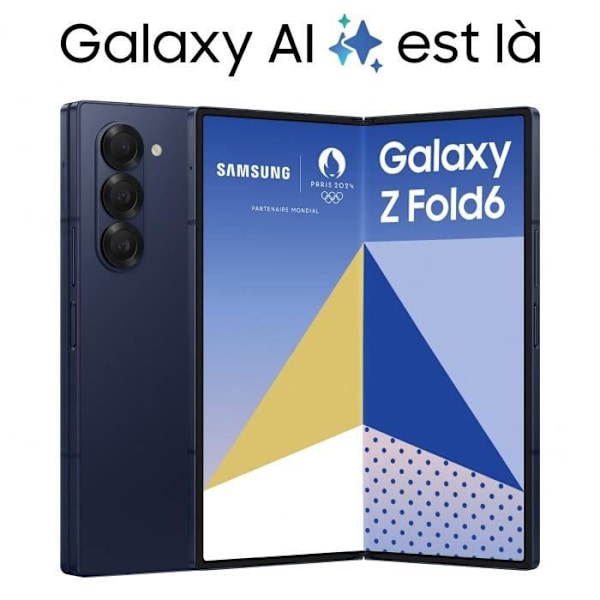 Samsung Galaxy Z Fold6 Smartphone 512 GB Blå Midnattsblå